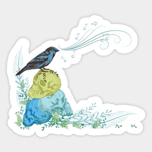 Singing Bird Sticker